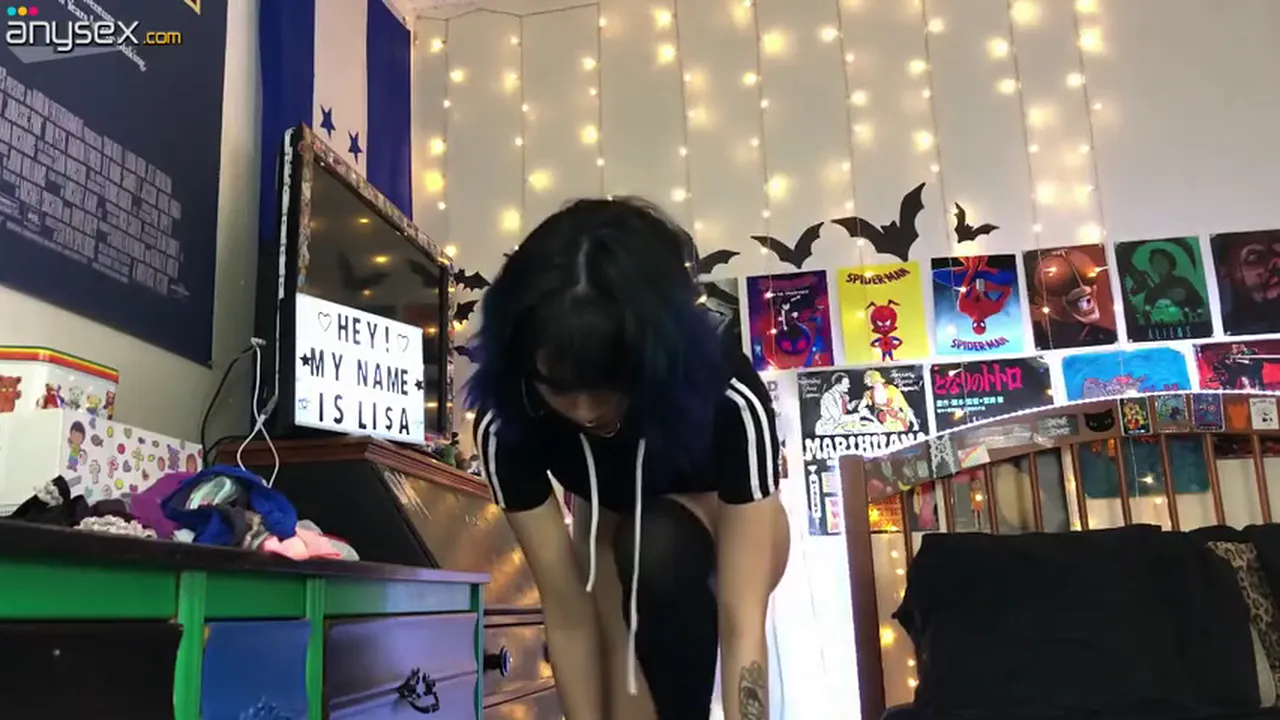 Naughty Asian camgirl tries on various panties in solo webcam show