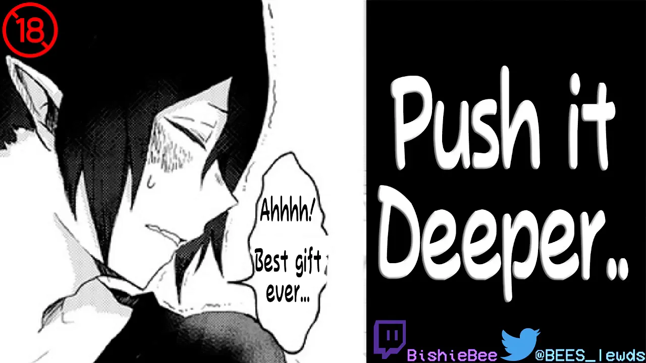 Solo male masturbates with vibrator while moaning loudly during yaoi asmr roleplay