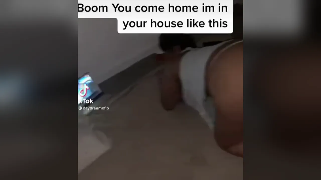 Ebony Latina MILF watches netflix alone