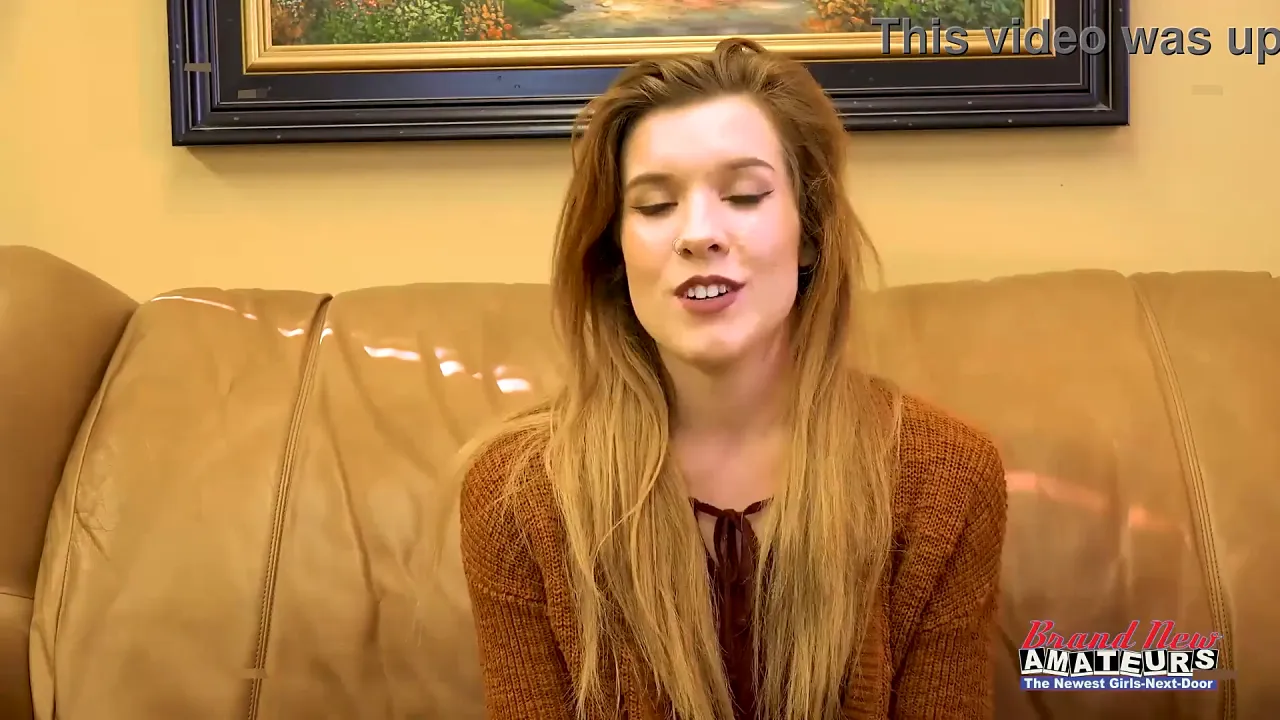 Petite redheaded college girl gives POV blowjob and rimjob before swallowing his facial