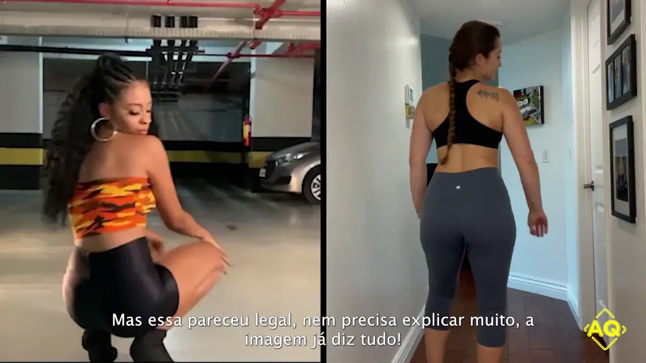 Dani Daniels rebolando gostoso ouvindo funk do brasil