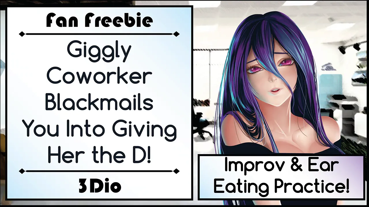 Coworker eats ears during improv practice while masturbating to orgasm