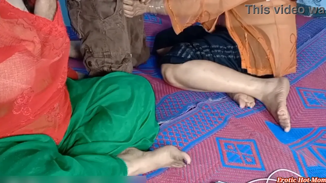 Desi couple Netu and Hubby have a threesome with another Indian girl Sara, including a