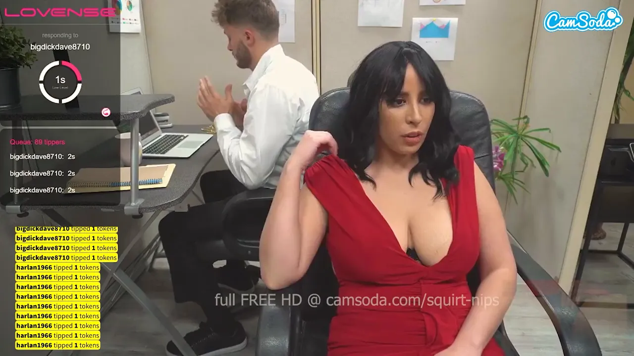 MILF with big nipples squirts milk from her lactating tits in a solo webcam roleplay at