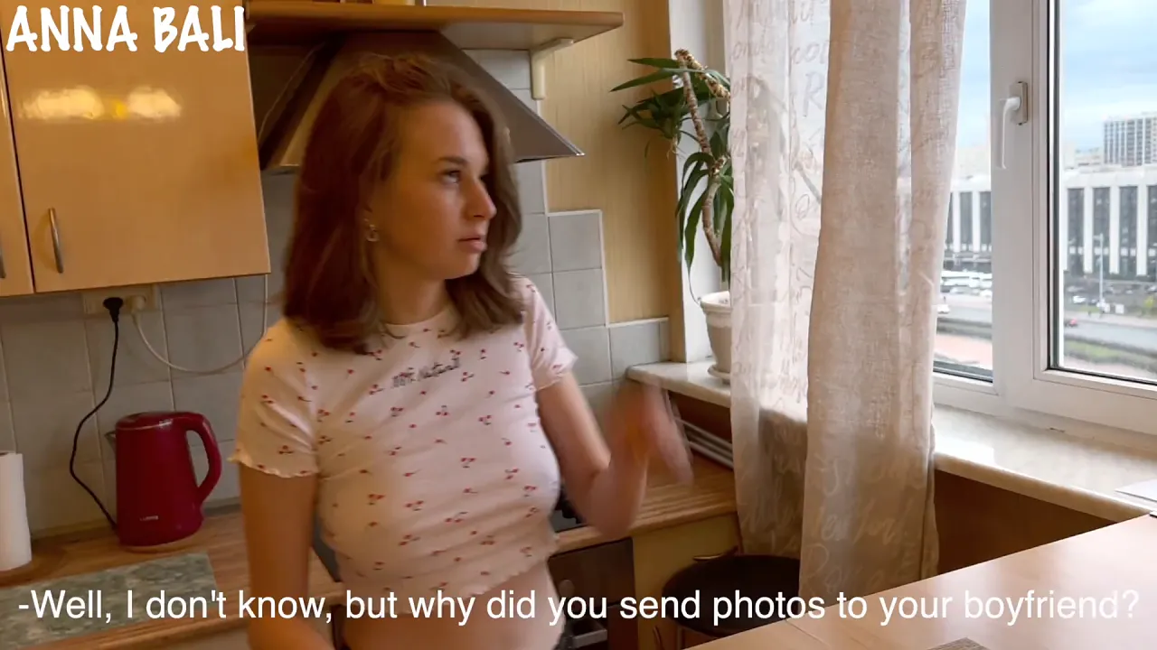 Step sister takes nude photos then masturbates
