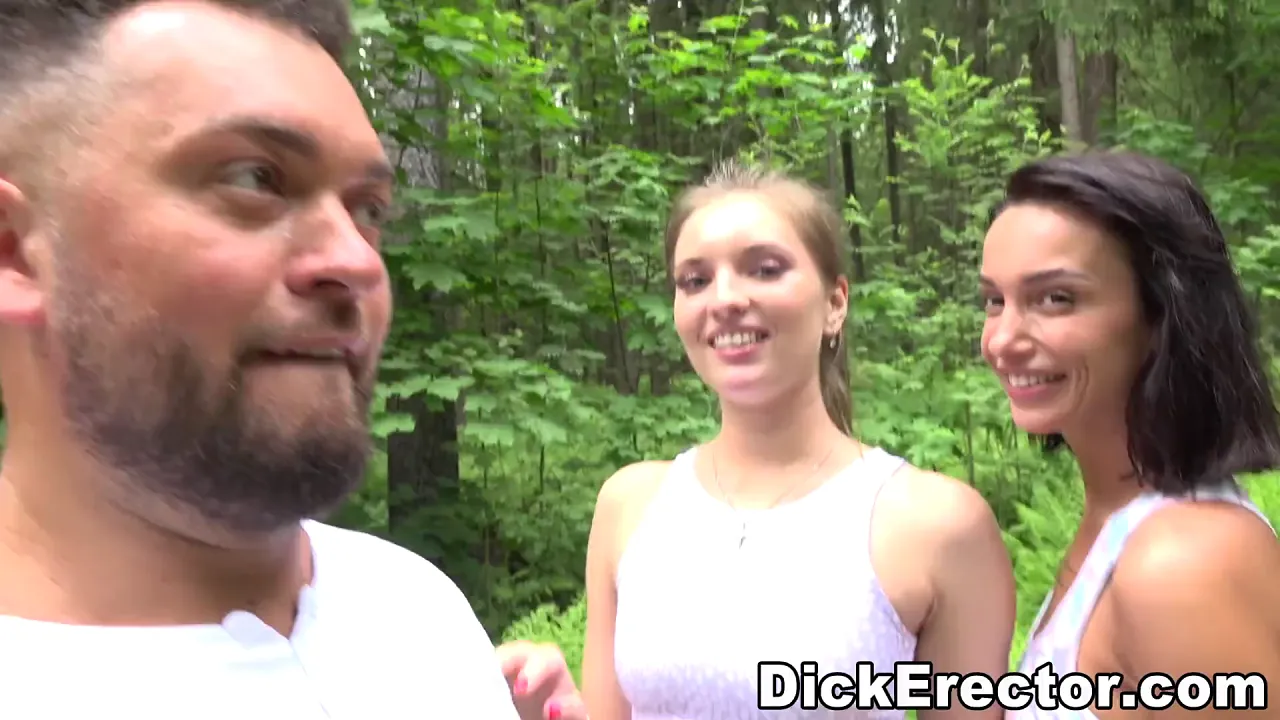 Hazel Dew joins another girl for a threesome after jogging
