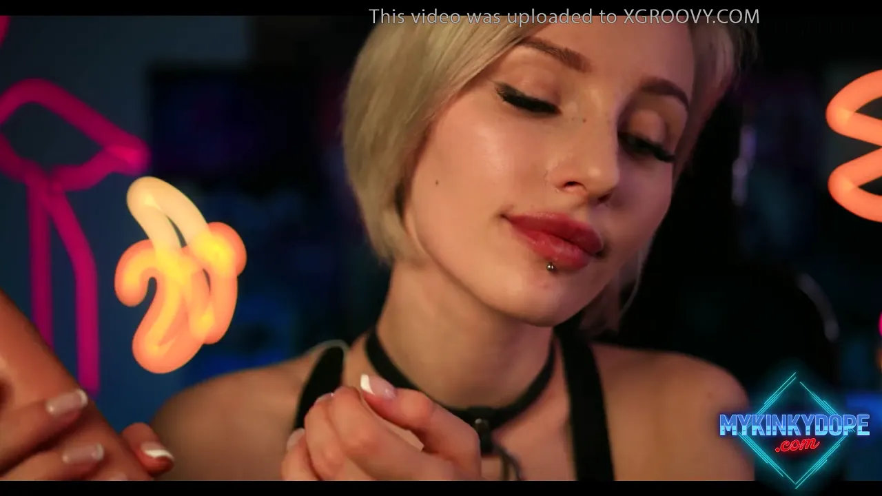 MyKinkyDope performs rough, sloppy deep-throat blowjob with a big dildo