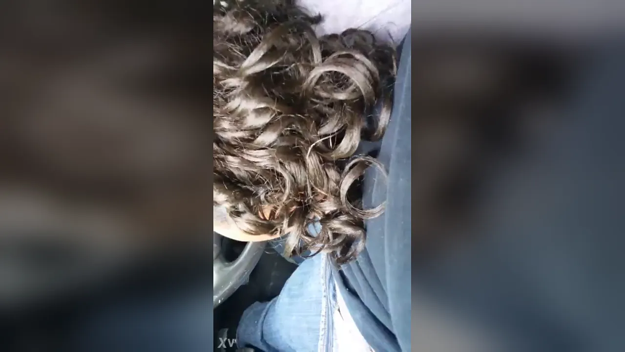 Girl gets a big cock in her mouth