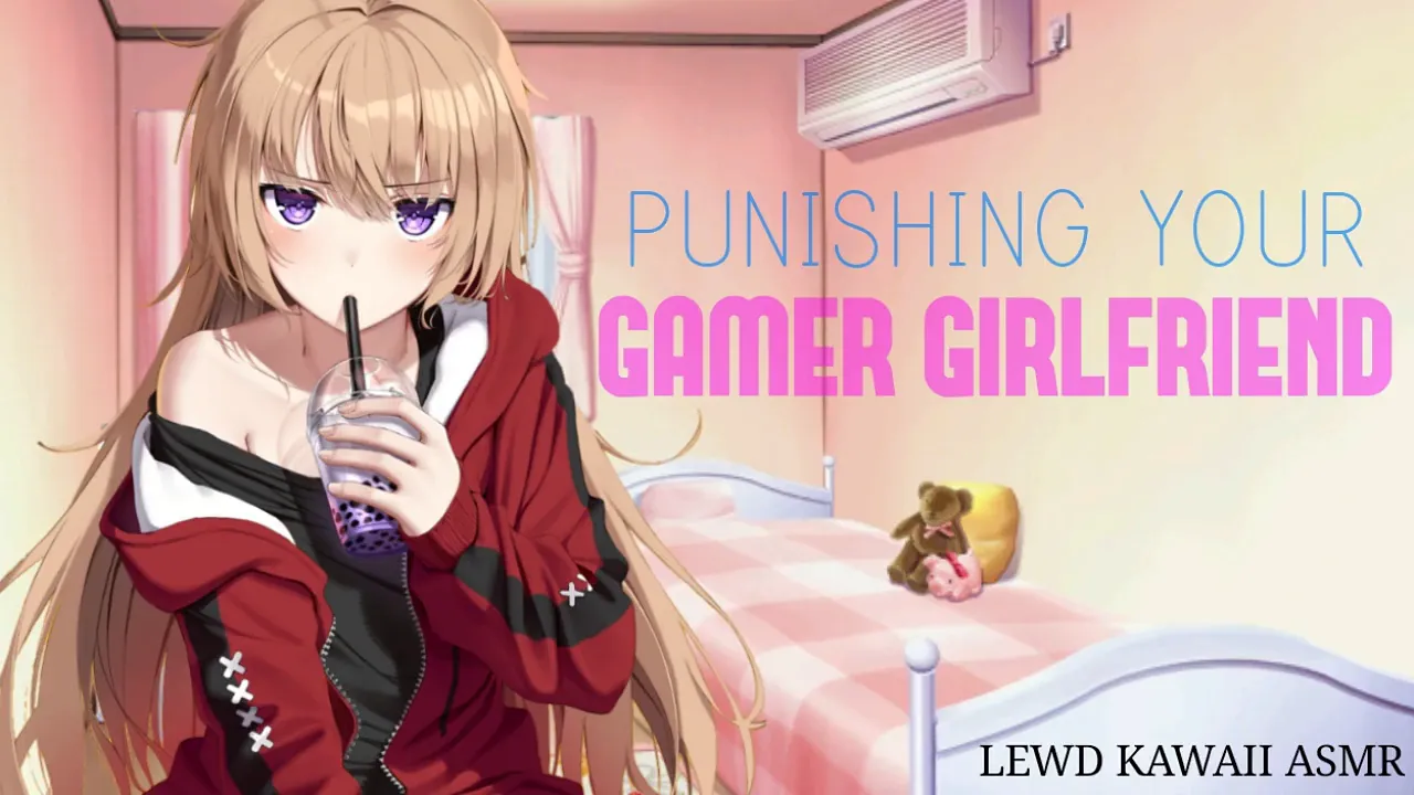 Solo female masturbates to rough spanking hentai ASMR