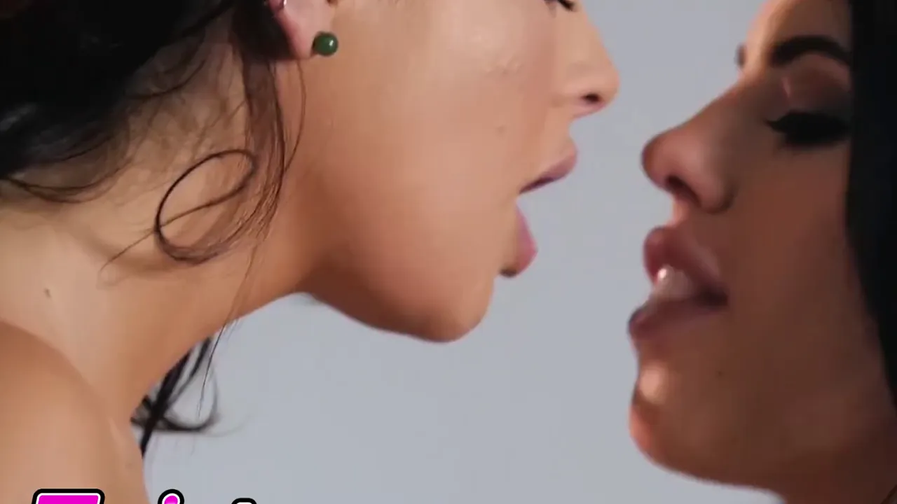 Brunettes Adriana Chechik and Keisha Grey lick each other's pussy and ass