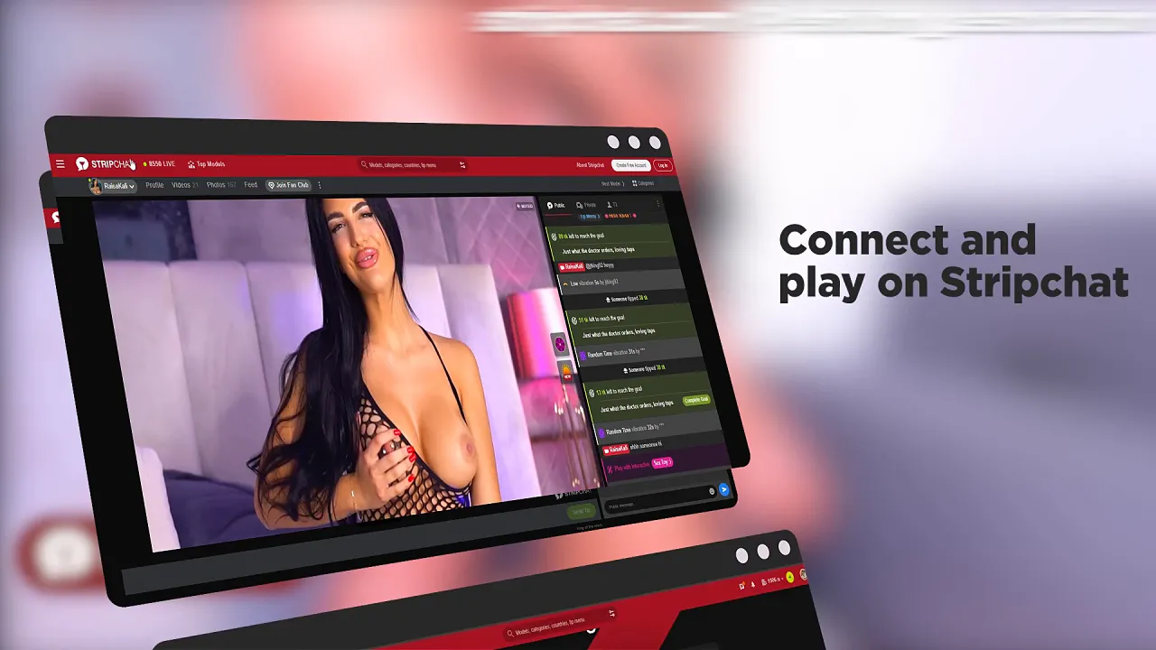 Young webcam model deepthroats and face fucks until she cums