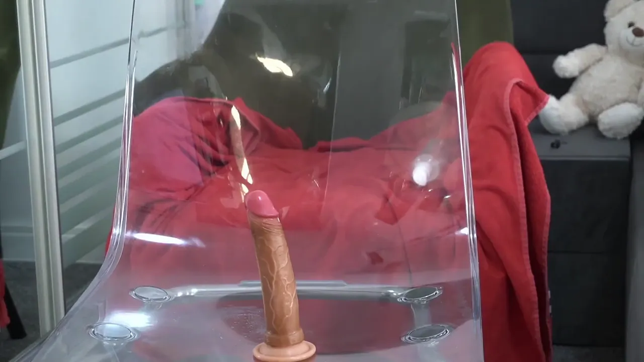 Gorgeous Milf bouncing on a big dildo in different positions