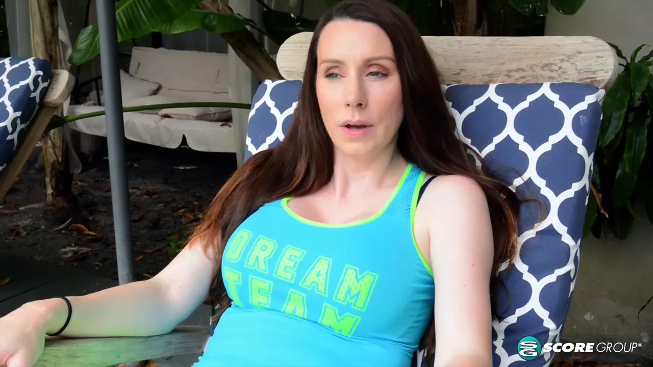 MILF Remy masturbates with big tits in solo fetish video