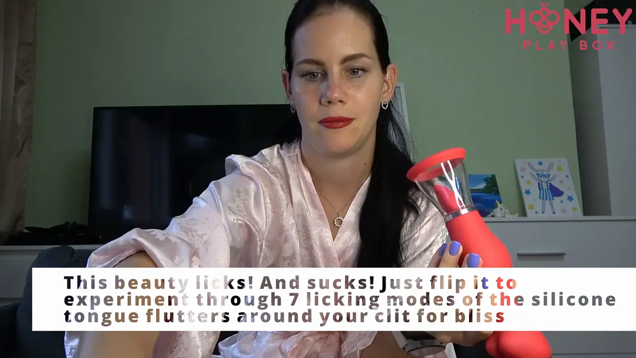 Petite brunette MILF Anna Sky tests the Empress vibrator in solo masturbation video