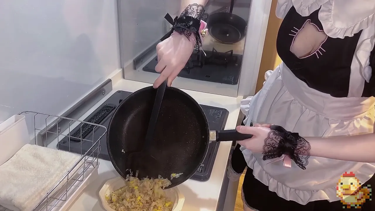 猫系女仆家政服务，黑丝过膝袜女仆上门，色色的隐藏菜单让人欲罢不能满足所有幻想