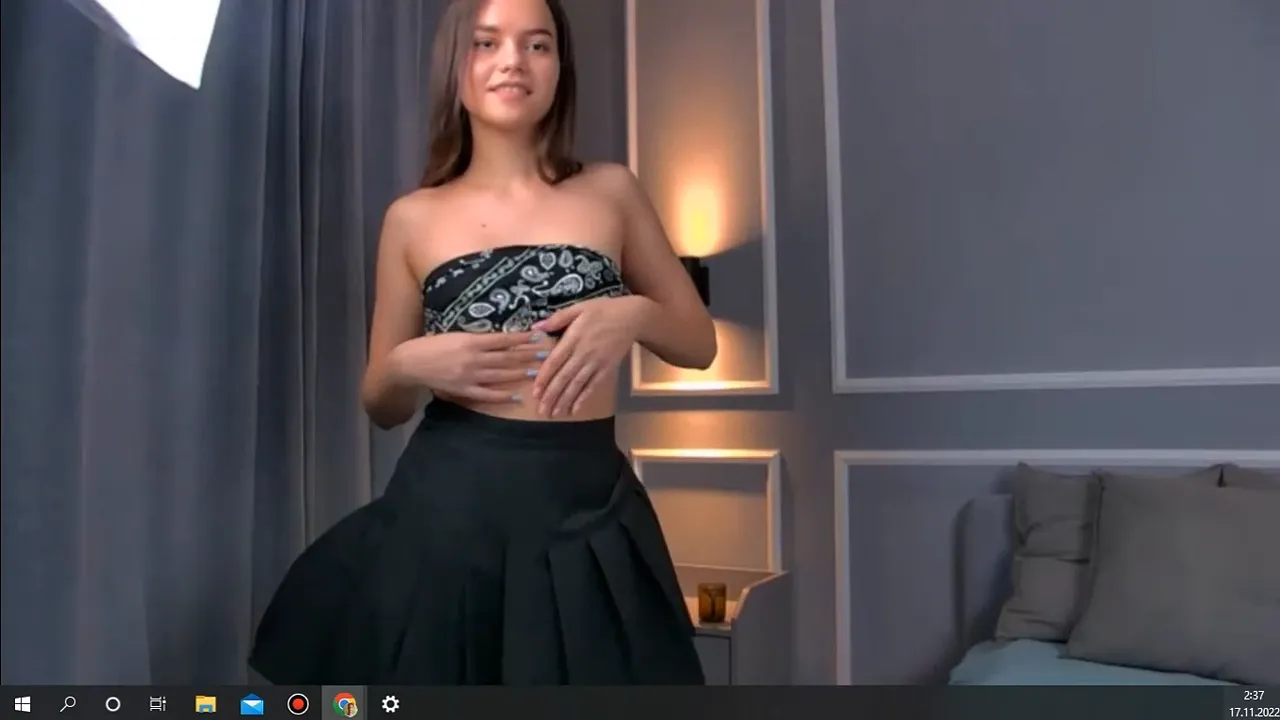 Solo Female cum cute video