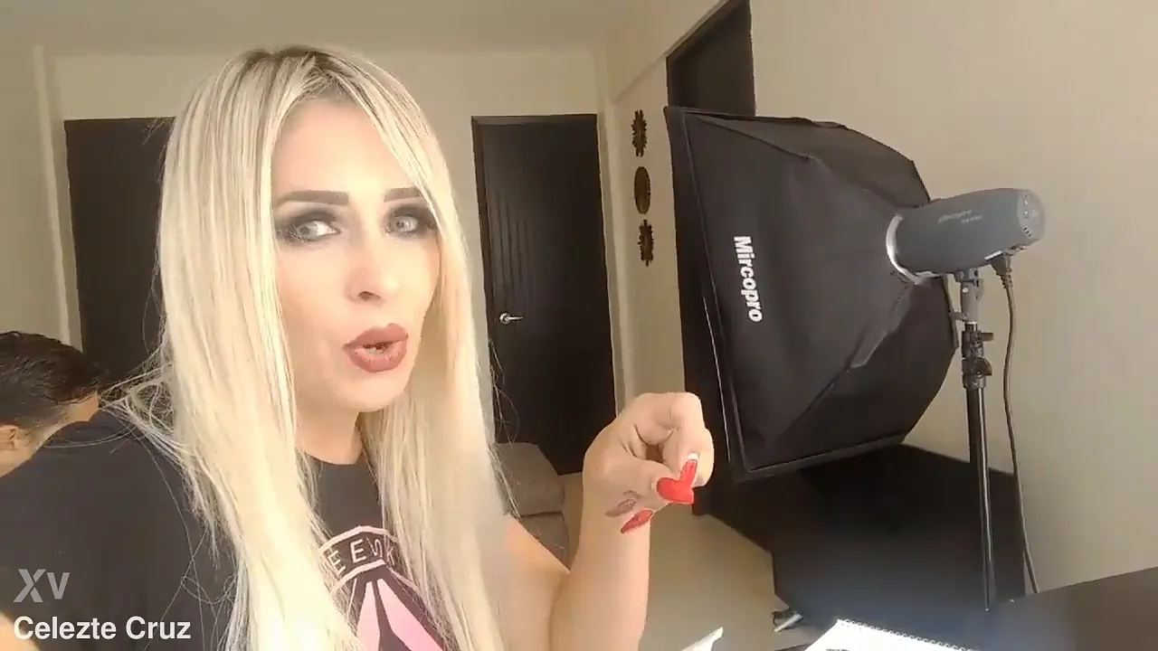 Celezte Cruz strips and masturbates on webcam in update 33