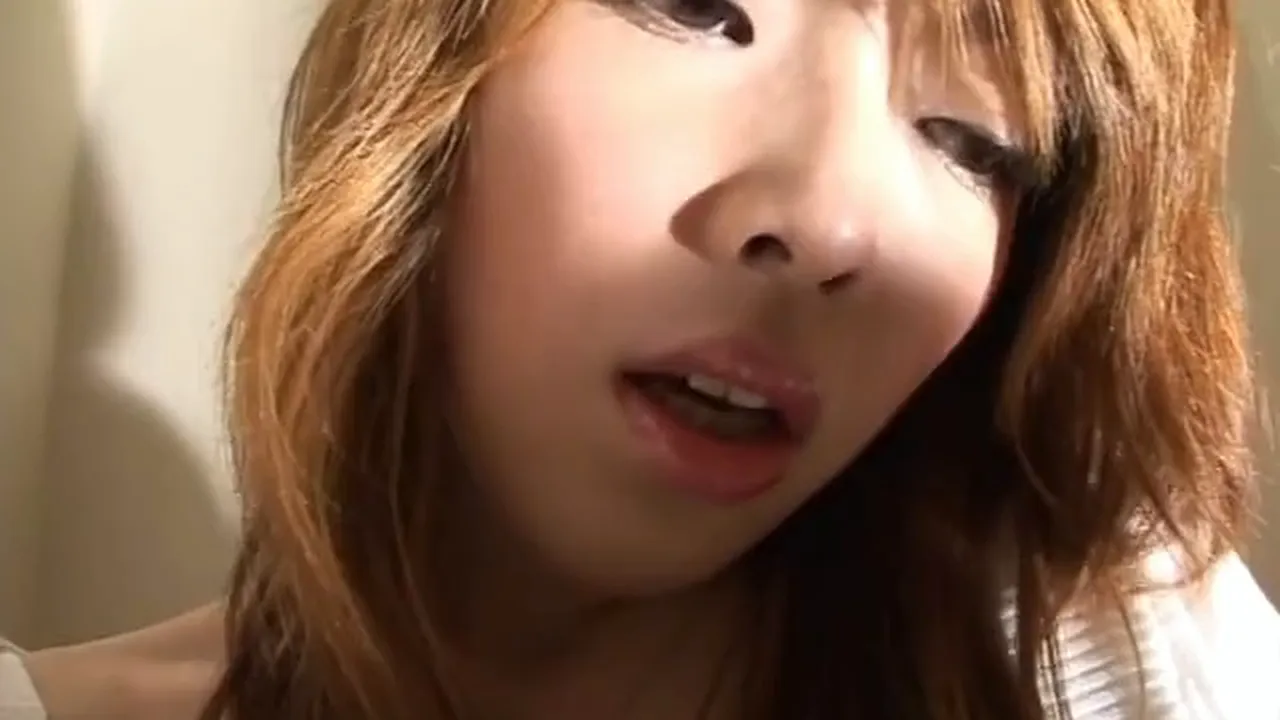 Japanese woman masturbates on the toilet