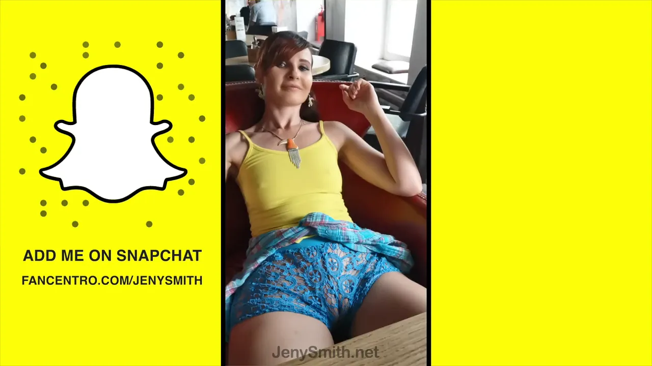 Jeny Smith solo webcam video: wet pantyhose, public flashing and more