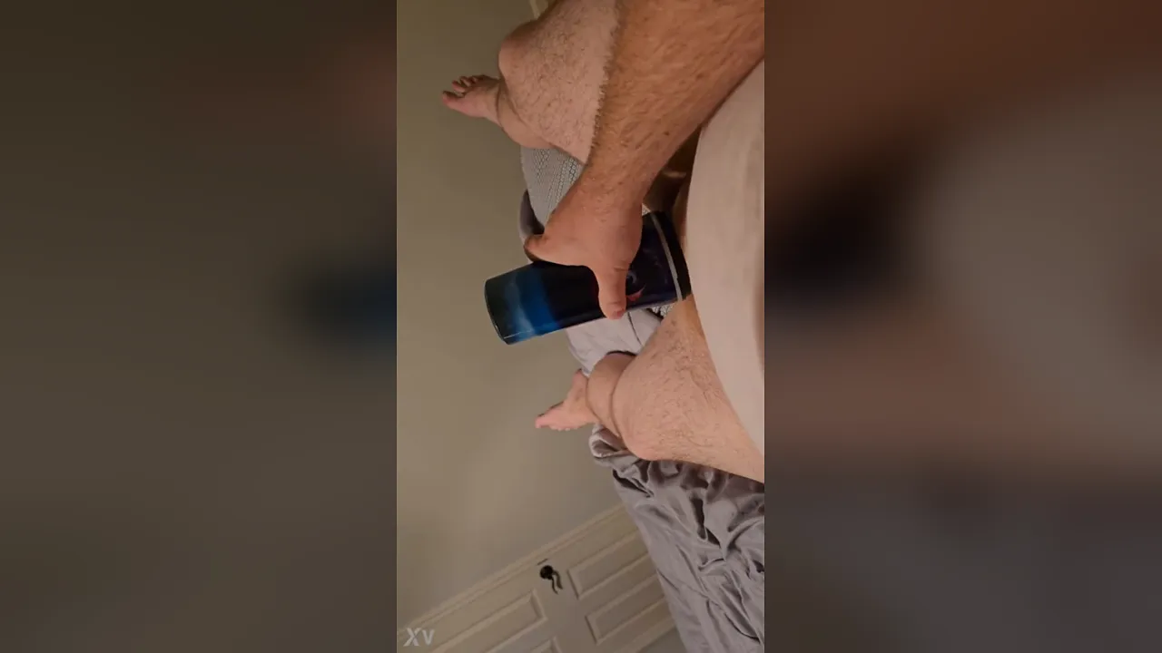 ScottyBear anal fucks himself and cums hard