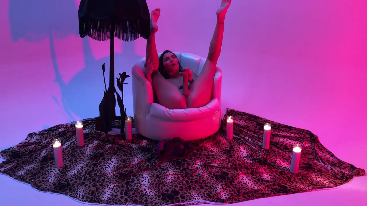 Brunette Latina Karlee Grey shows how to masturbate with big tits