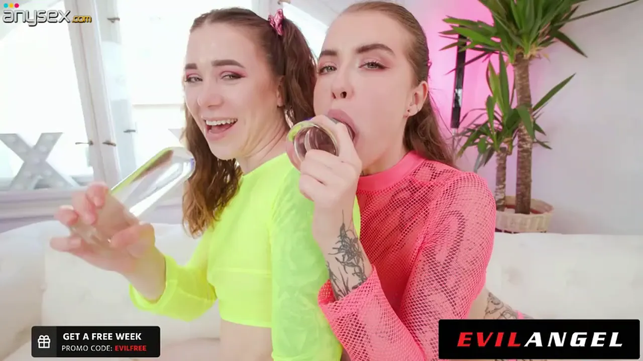 Lesbian anal prolapse play with Eden Ivy and Monika Wild