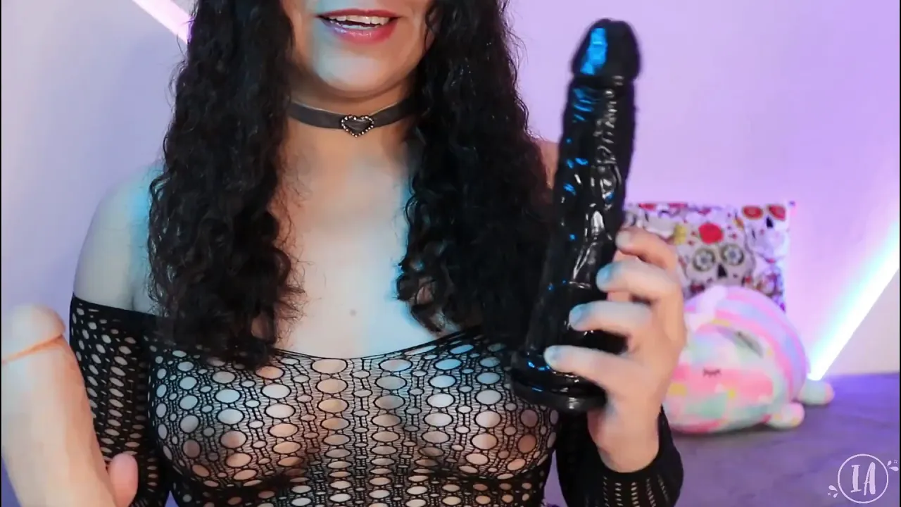 Agatha Dolly plays with toys and squirts in solo reality video