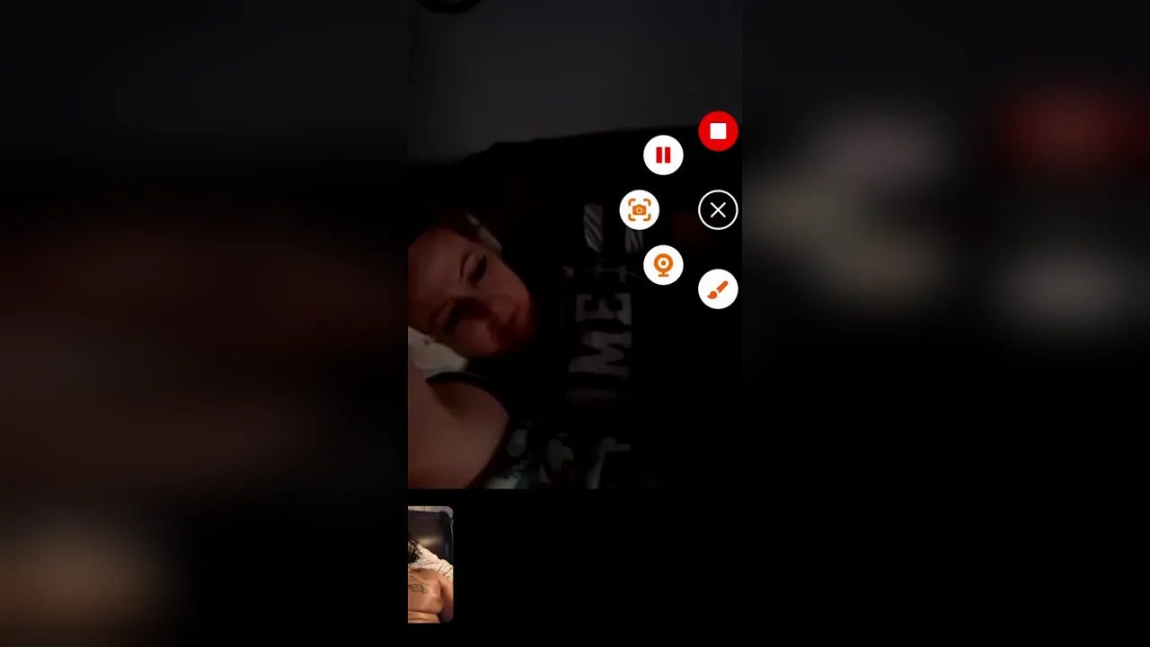 Blonde MILF Rhea masturbates while talking to handsome Lyon on the phone