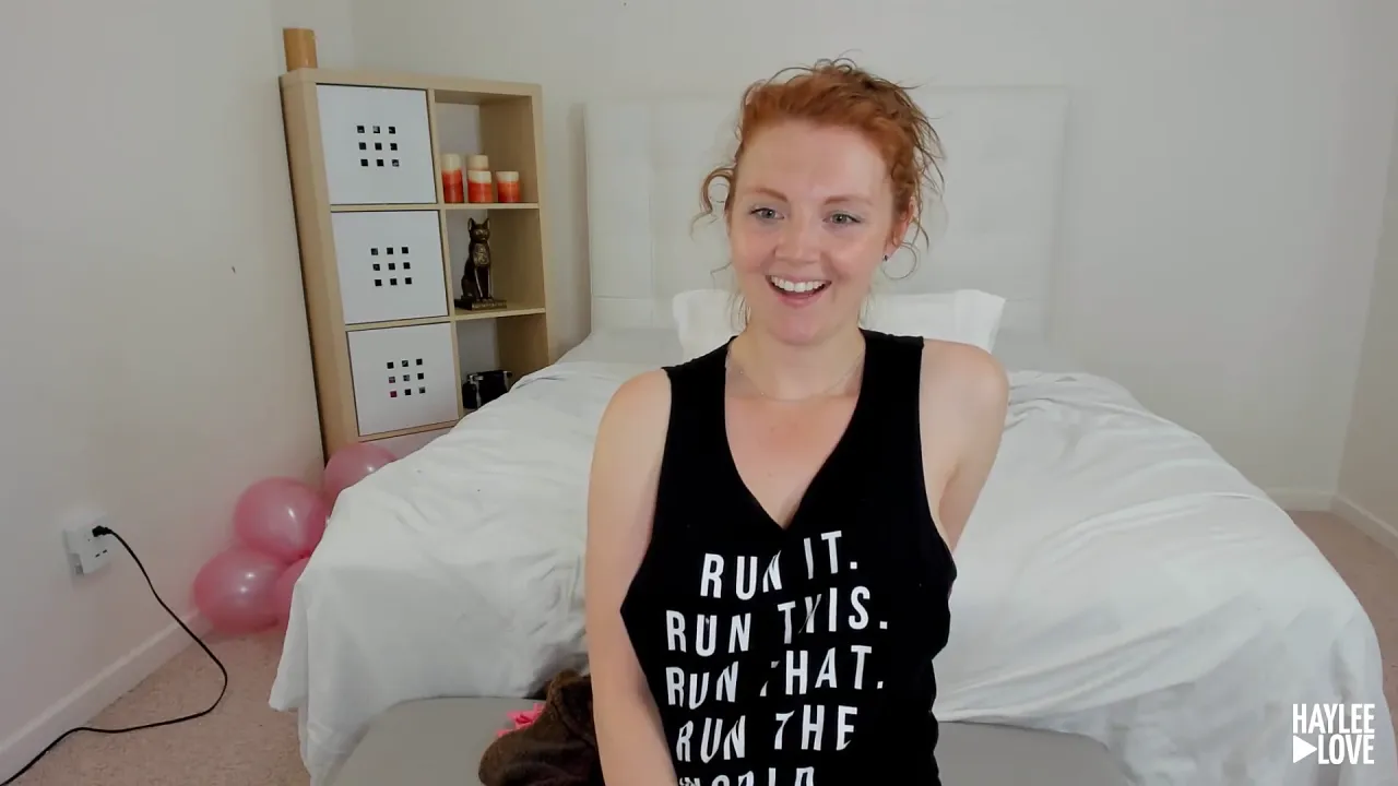 Redheaded MILF Haylee Love has big tits and ass in live POV video