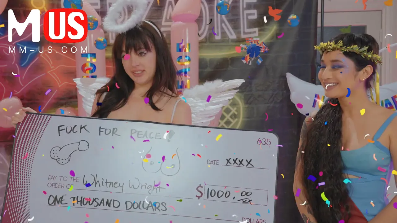 Whitney Wright takes a webcam blowjob from Leo Vice in parody reality show