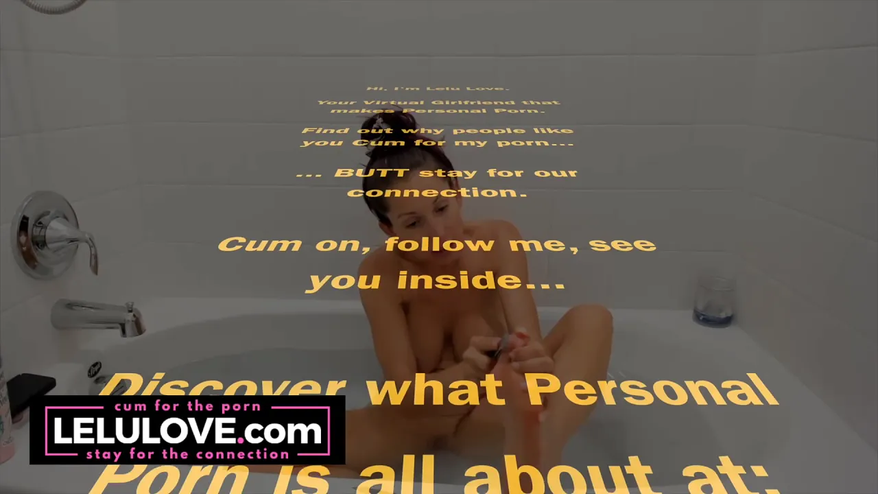 Lelu Love files her nails and chats on webcam