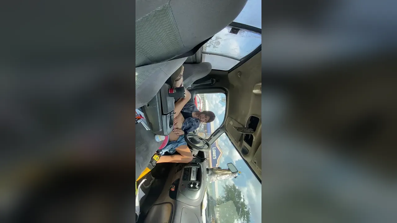 Solo female masturbates while shopping at Lowe's