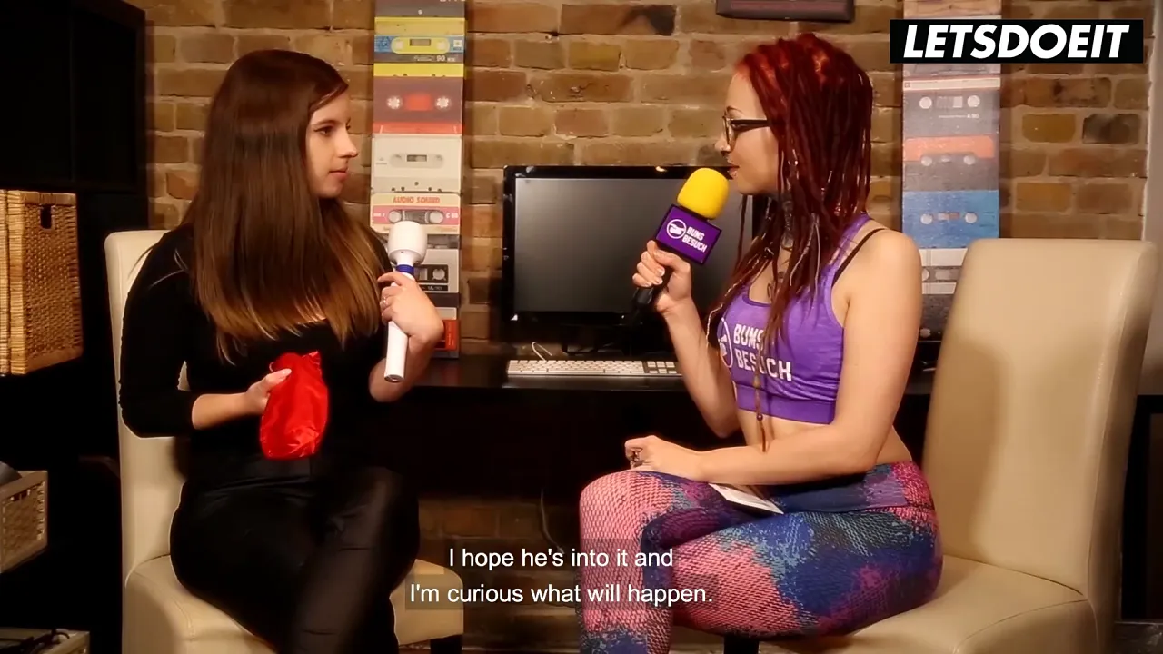 Pint Eastwood films two redheaded tattooed babes discussing sex positions before they use