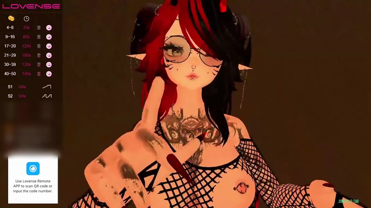 Hentai VTuber gets a lewd blowjob from her little simp in VR