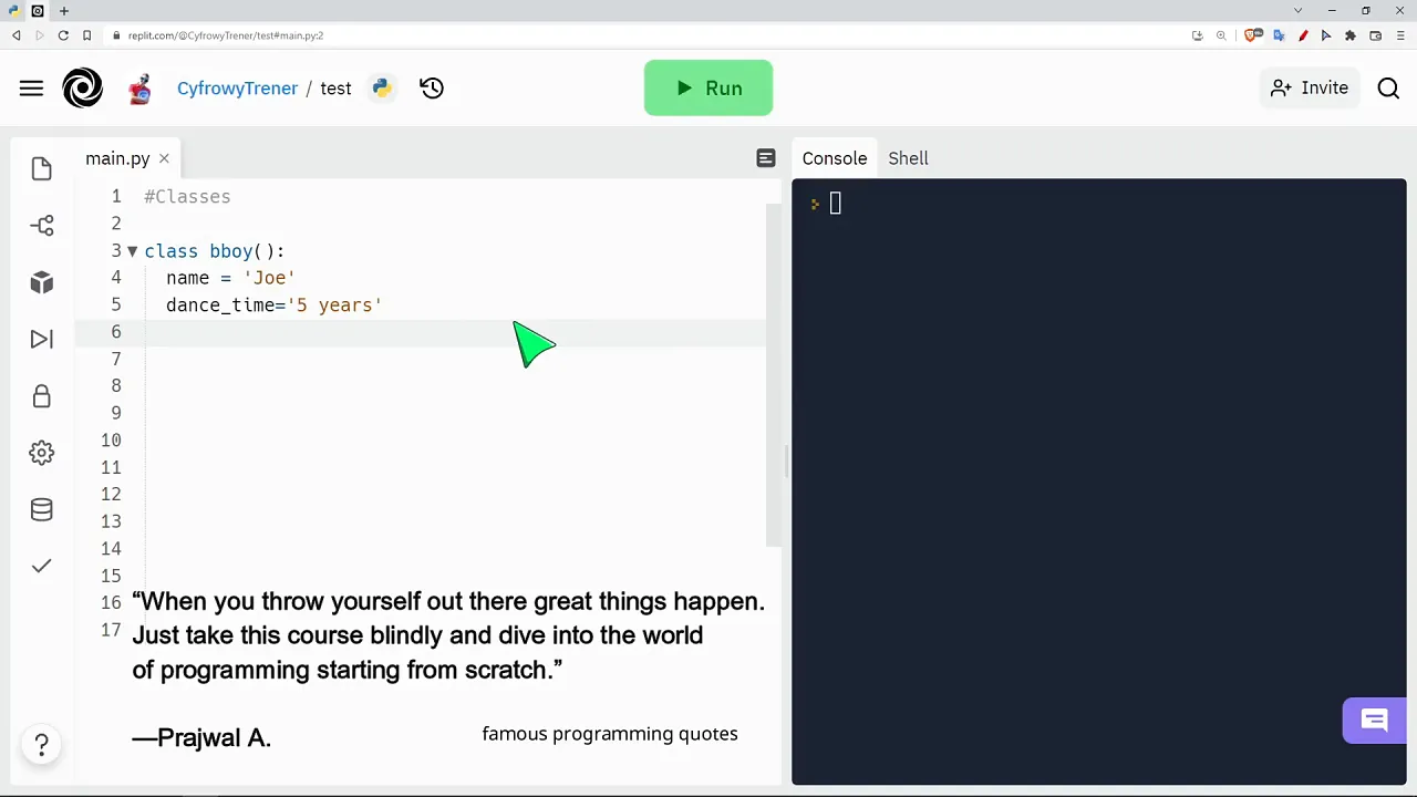 Webcam girl teaches Python classes in revealing outfits