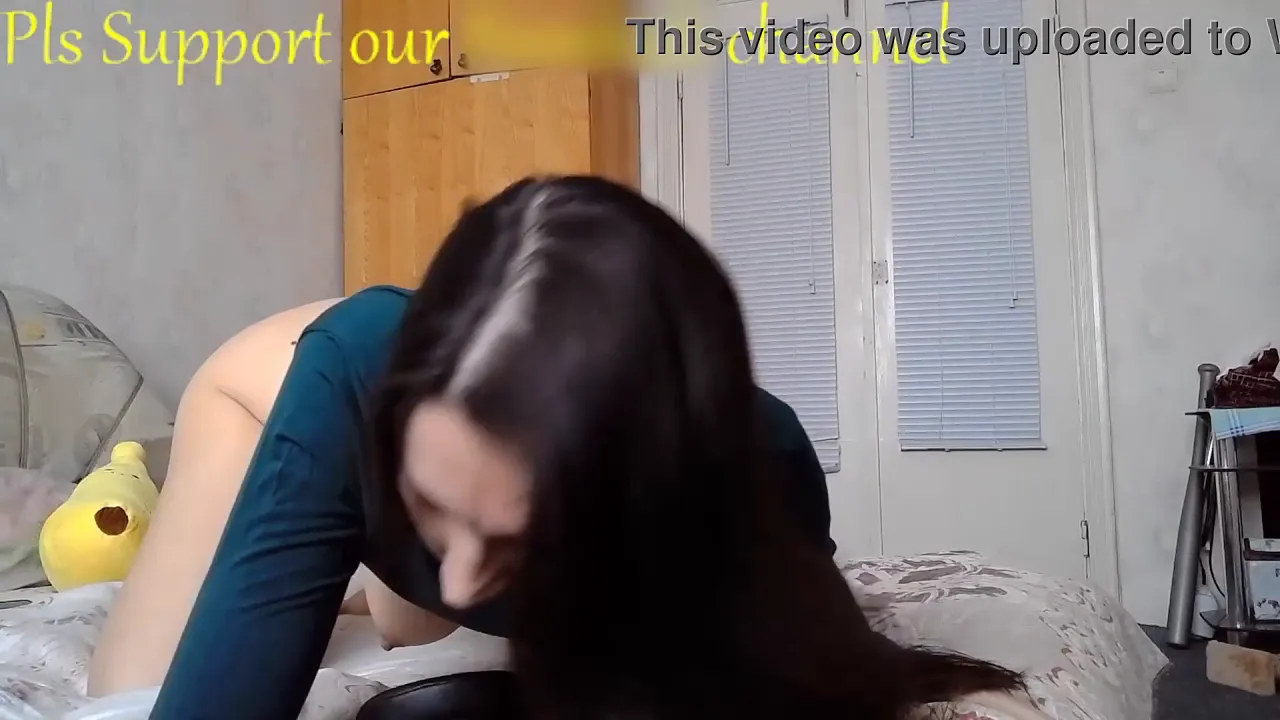 Russian slut Rin Kind moans and cums hard during anal sex on webcam