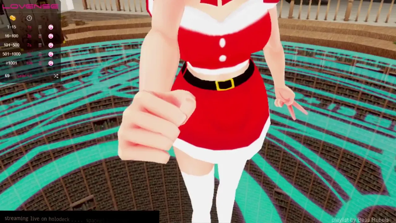 Silk does a super chill VR webcam show and uses her Lovense toy in cosplay