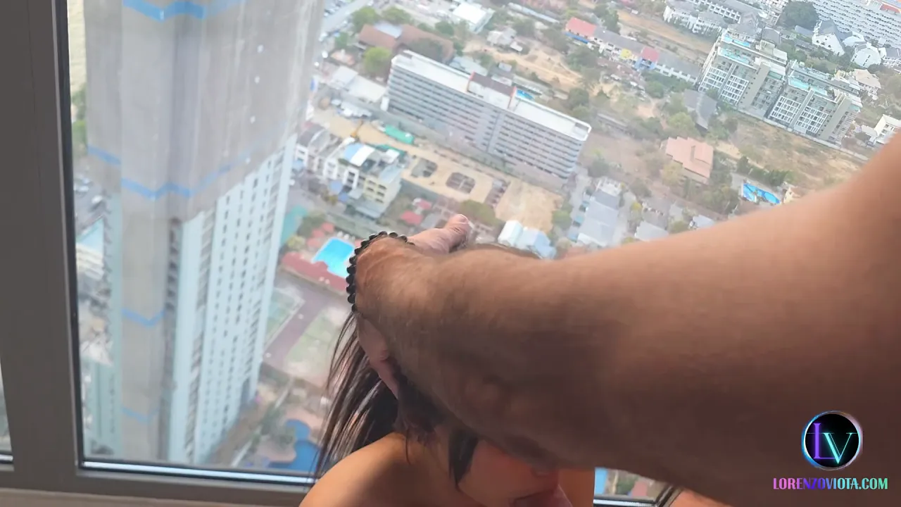 Asian woman gets fucked hard and cums from pussy licking