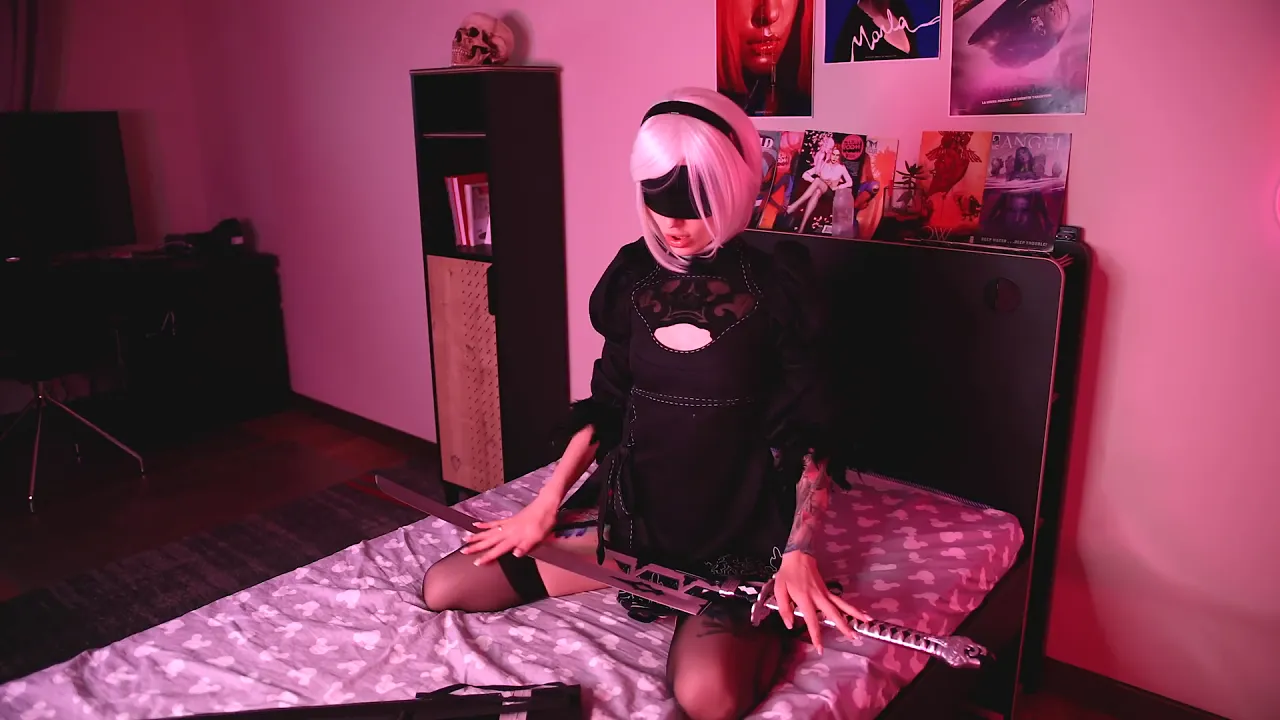 Amateur anal cosplay video
