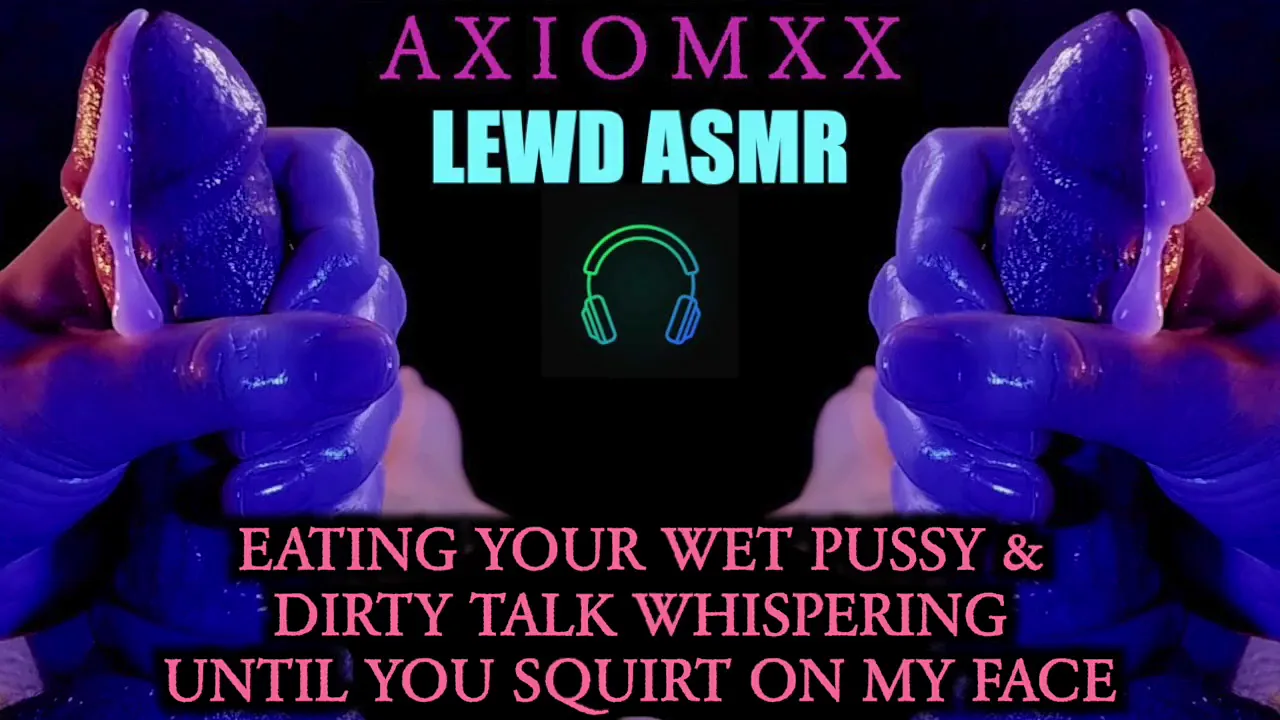 Male masturbates to fantasy of eating a girl's wet pussy and whispering dirty talk until