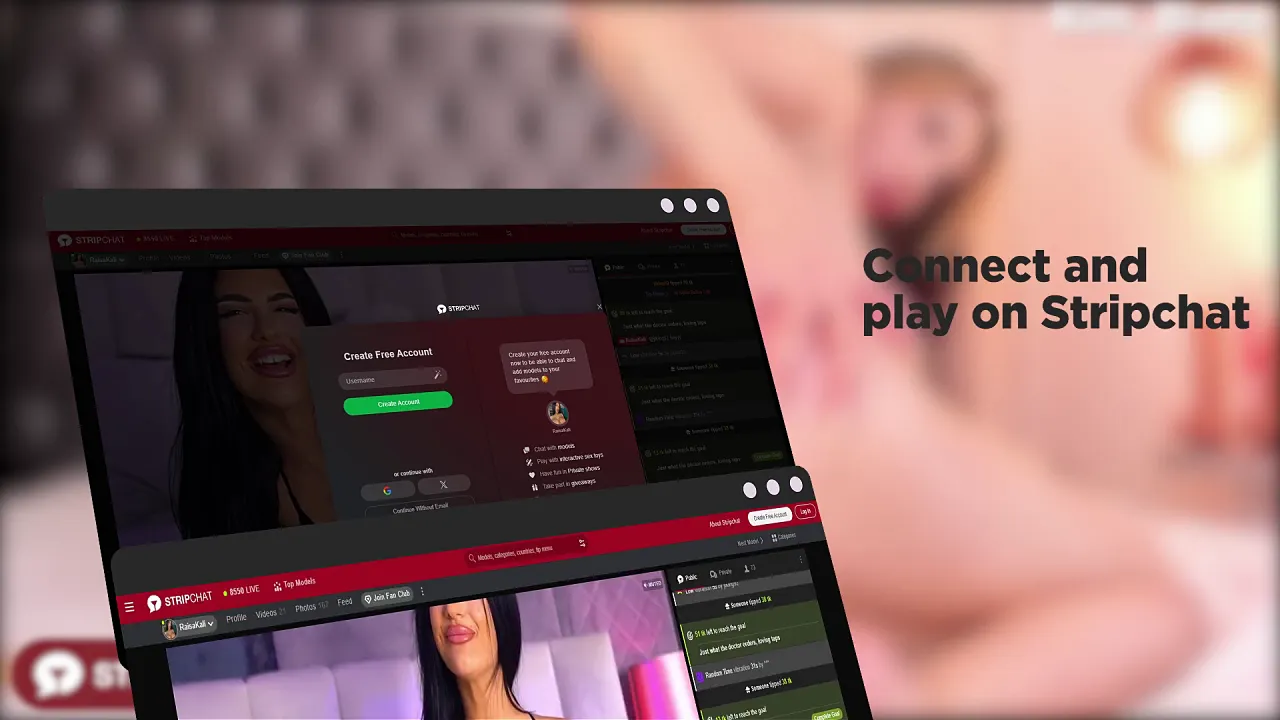 Kim Blane moans with pleasure as she rides a huge dildo solo on webcam
